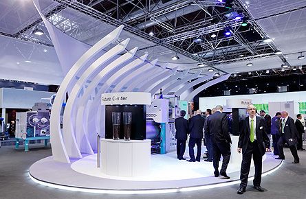 展臺設計，展臺搭建，多邊形展臺